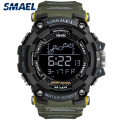 SMAEL 1802 Sport style men digital wrist watches led multi-functional silicone strap nice digital watches